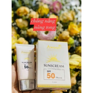 Kem chống nắng ngừa nám Awoon