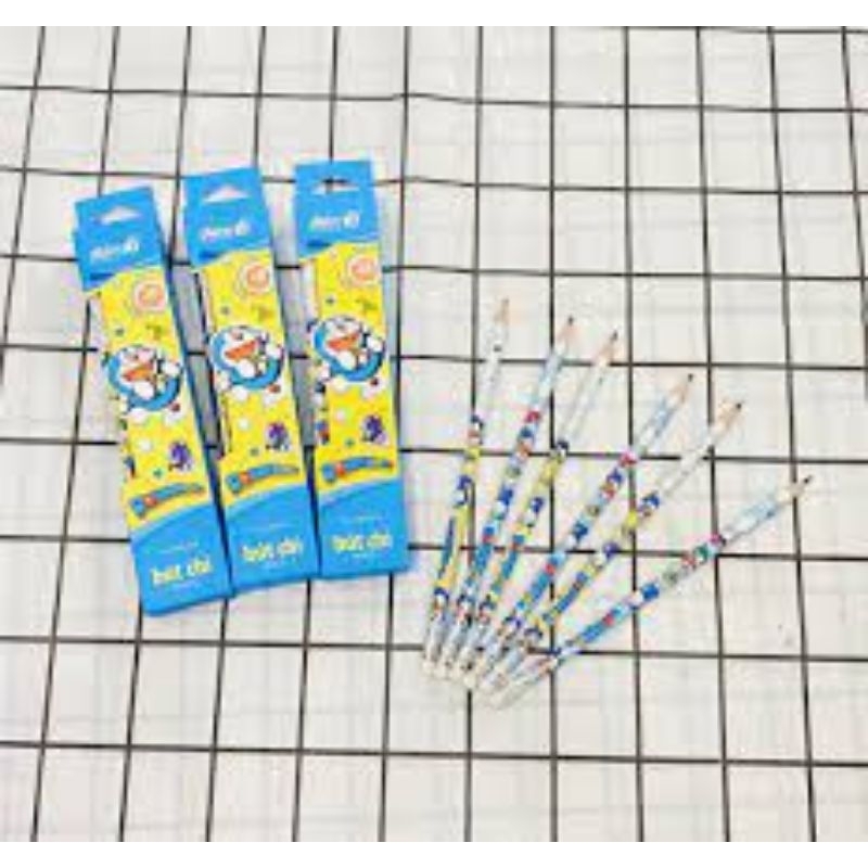BÚT CHÌ DORAEMON CAO CẤP THIÊN LONG - CHÌ GỖ 2B DOREMON GP009/DO