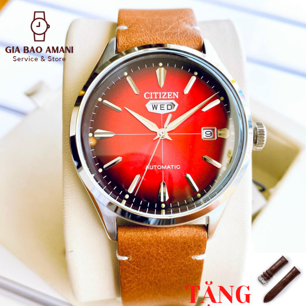 Đồng Hồ Nam CITIZEN C7 Automatic NH8390-11X Chính Hãng Tặng Dây Da Cao Cấp