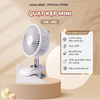 Quạt kẹp mini moaz bébé mb – 063