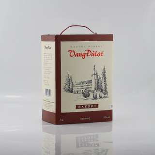 Hộp rượu vang đỏ 3 lít – rượu vang đà lat export red wine
