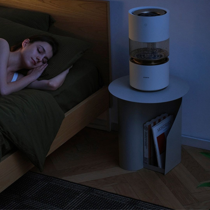 Máy tạo ẩm thông minh tạo ẩm tự nhiên không tạo sương tự động làm sạch không khí Xiaomi Smartmi Rainfore