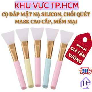 Cọ quét mặt nạ Silicone, cọ đắp mặt nạ chuyên dụng, nhỏ gọn vừa cầm, đầu cọ mềm, chất liệu dễ vệ sinh