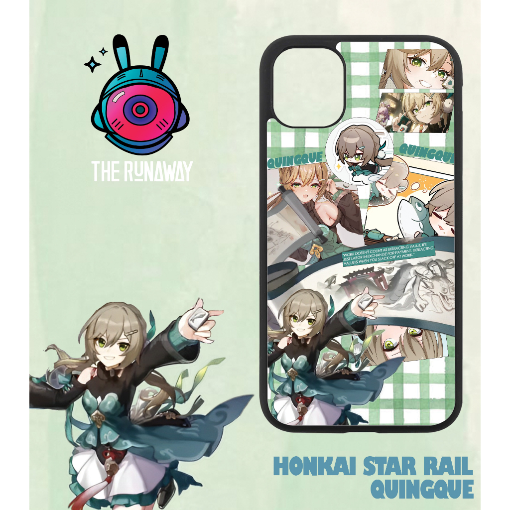 Ốp điện thoại Honkai Star Rail: Qingque cho Samsung, Iphone, Oppo, Xiaomi, Huawei, Vsmart..