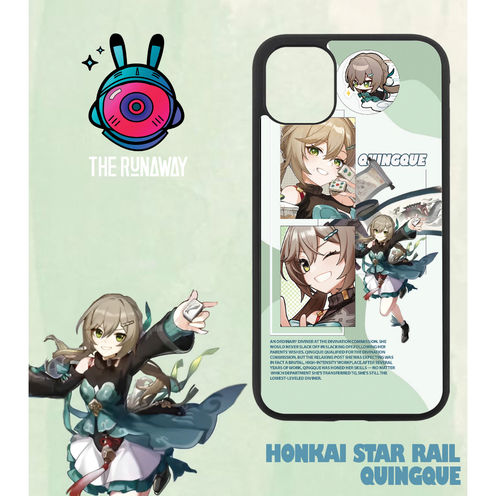 Ốp điện thoại Honkai Star Rail: Qingque cho Samsung, Iphone, Oppo, Xiaomi, Huawei, Vsmart..