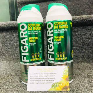 Bọt cạo râu Figaro Mentolo 400ml/ 100ml (Ý)