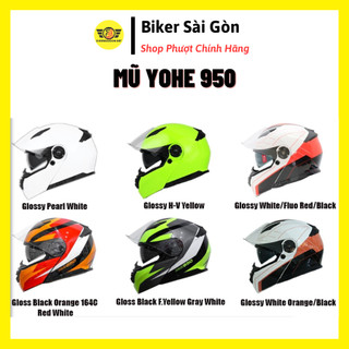 Mũ bảo hiểm fullface yohe 950 lật hàm - biker sài gòn