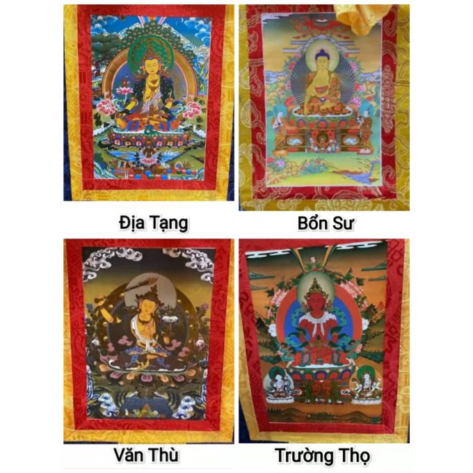 Tranh Thangka Đài Loan 35cm x 22cm