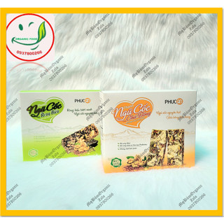 COMBO 2 Hộp Thanh Cơm Lứt Ngũ Cốc Phúc An - Chà Bông Hảo Hạng- Rong Biển Tươi Xanh Hỗ Trợ Giảm Cân, Ăn kiêng 110gr/hộp