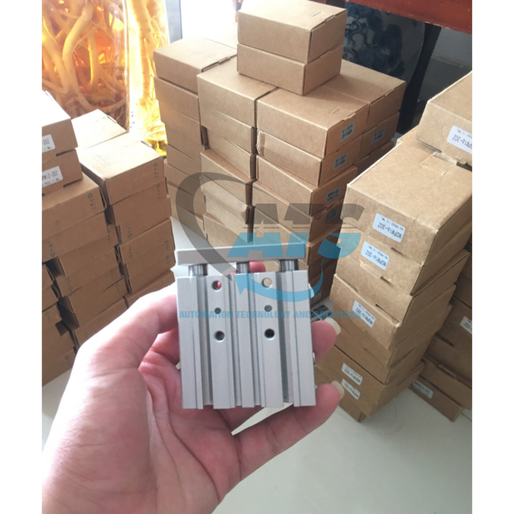 Xylanh khí nén 3 ty  MGPM đường kính 16 SMC MGPM 16X30 MGPM 16X40