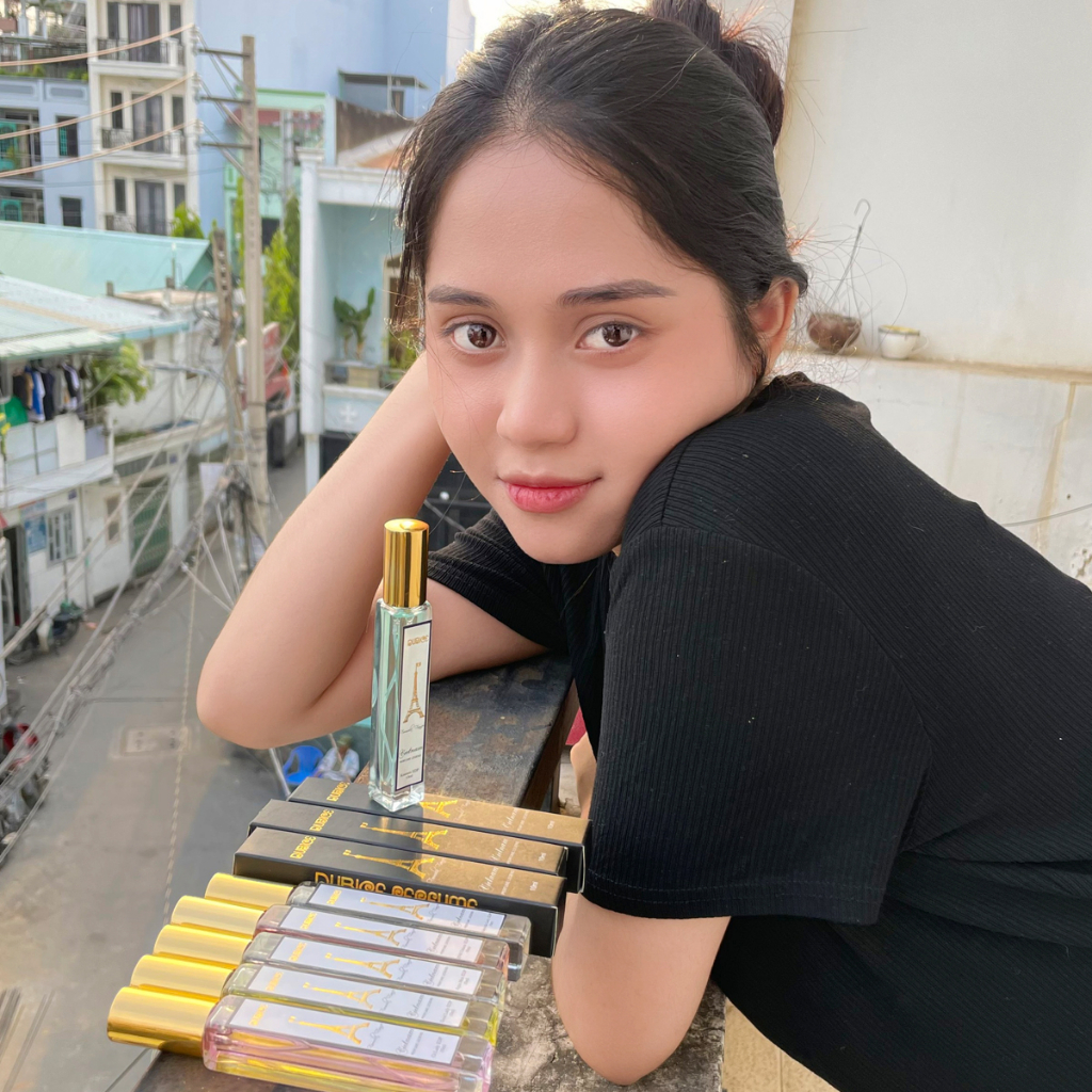 Nước hoa nữ Dubice Joy Lady 10ml mini bỏ túi lưu hương thơm lâu 6-8 tiếng phong cách Pháp Dubai