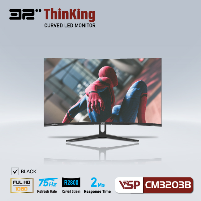 Màn hình cong 32inch VSP ThinKing Master Gaming VL32