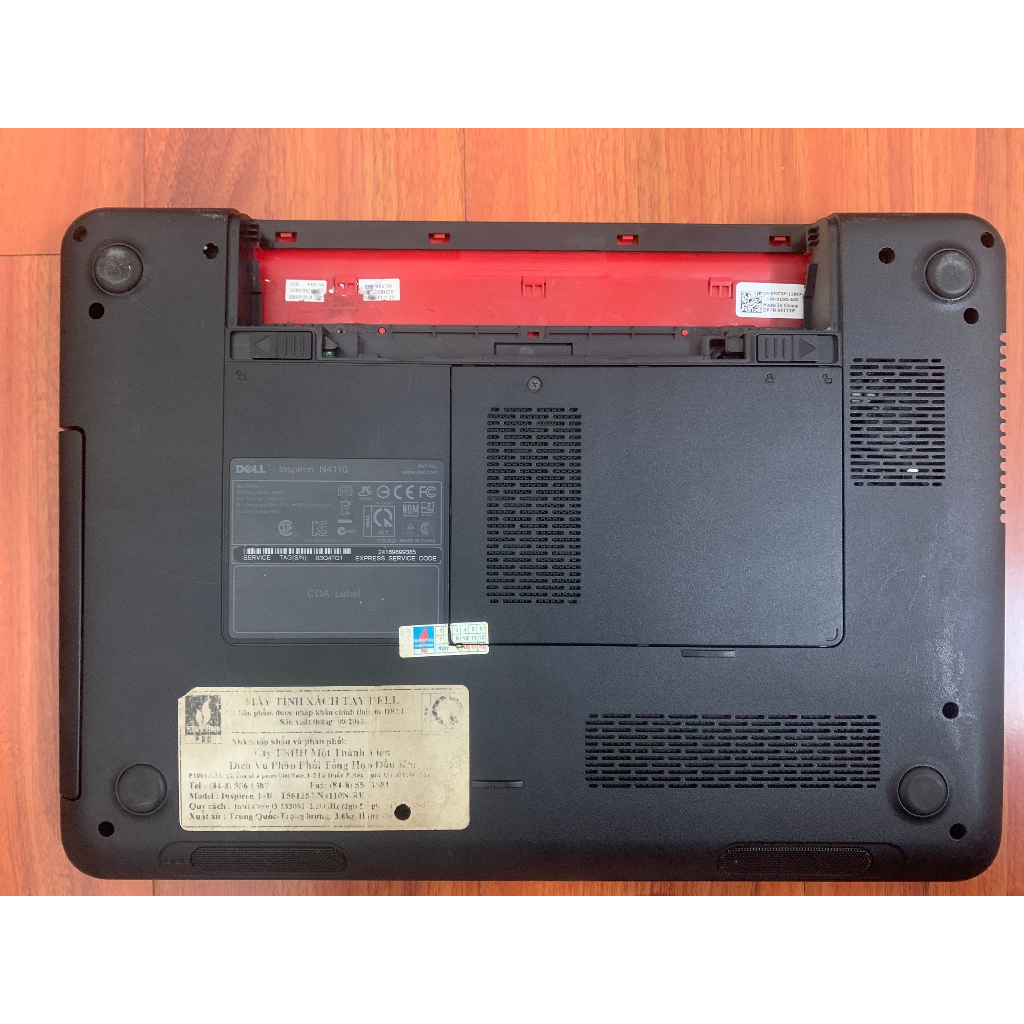 Vỏ laptop Dell Inspiron N4110 đỏ đẹp