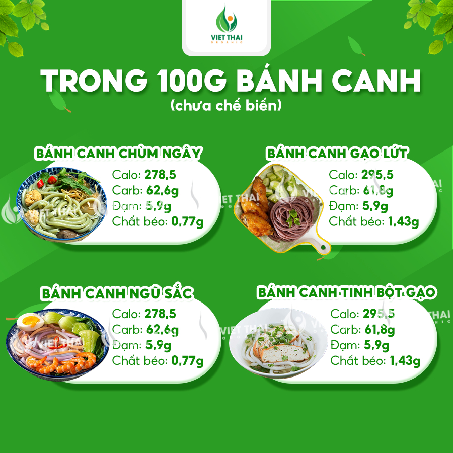 Bánh Canh Gạo Lứt 100% Hữu Cơ Giảm Cân Ăn Kiêng Thực Dưỡng Eat Clean Siêu Ngon Việt Thái Organic
