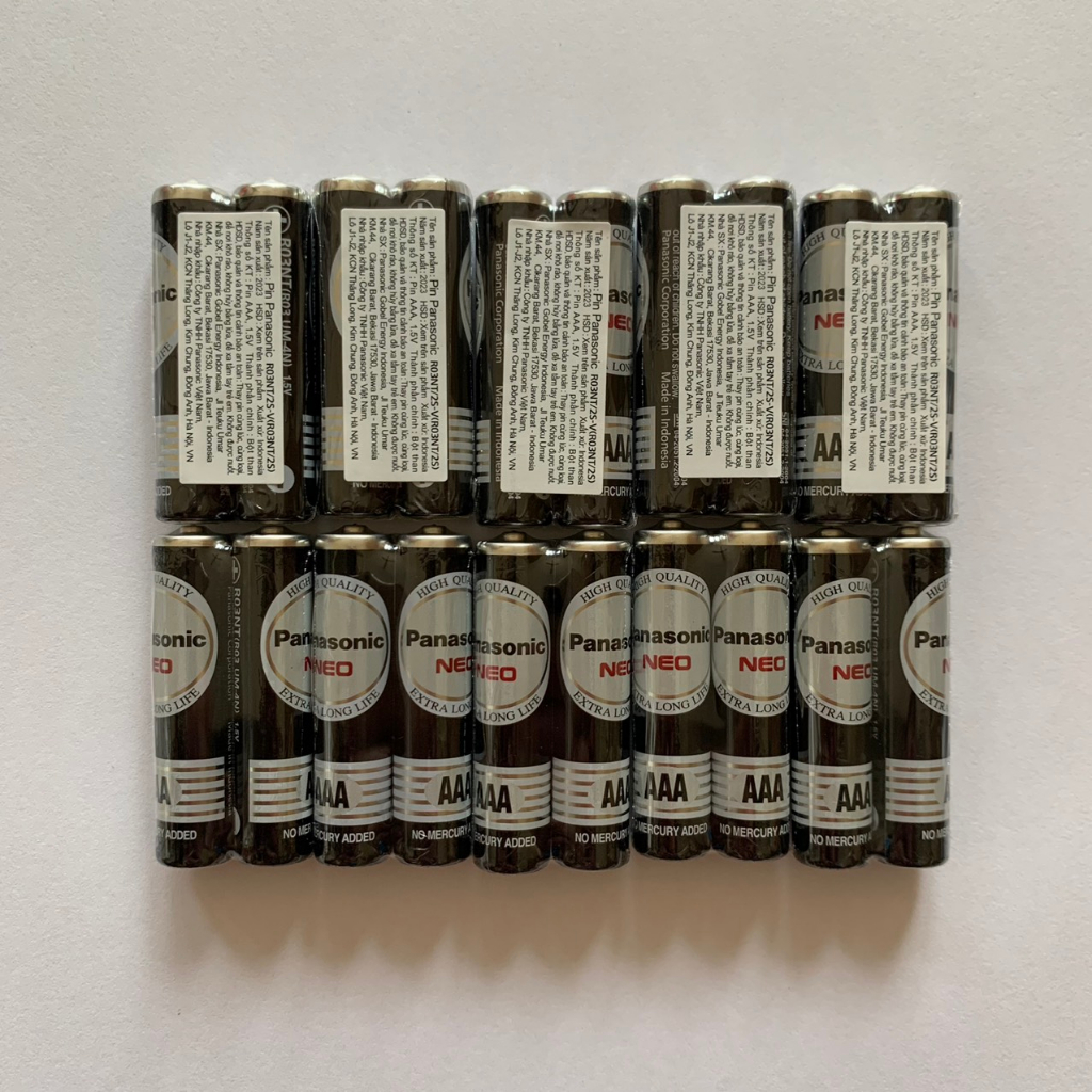 Hộp 30 đôi pin đũa AAA Panasonic NEO R03NT-2S chính hãng