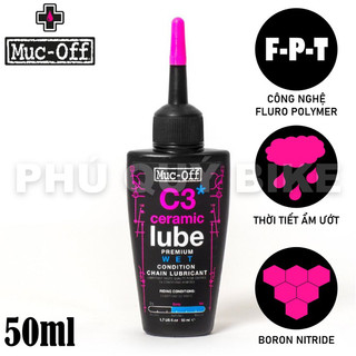 Muc-off dầu sên c3 ceramic wet 50ml