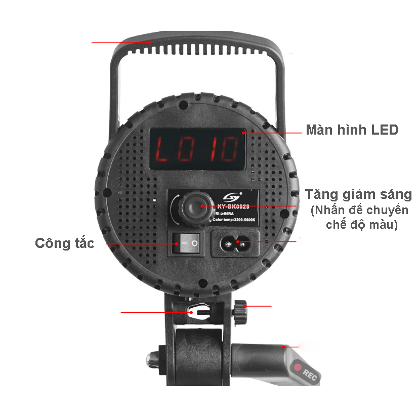 Bộ đèn studio SHUNYI BK-0929