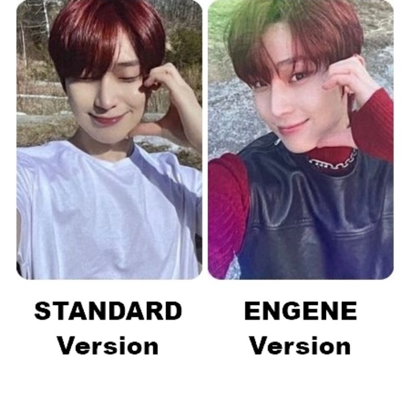 Thẻ card bo góc Enhypen Showcase Dark Blood