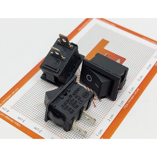 Kcd1-101 công tắc bập bênh 6a 250v on/off 19x12mm - đen