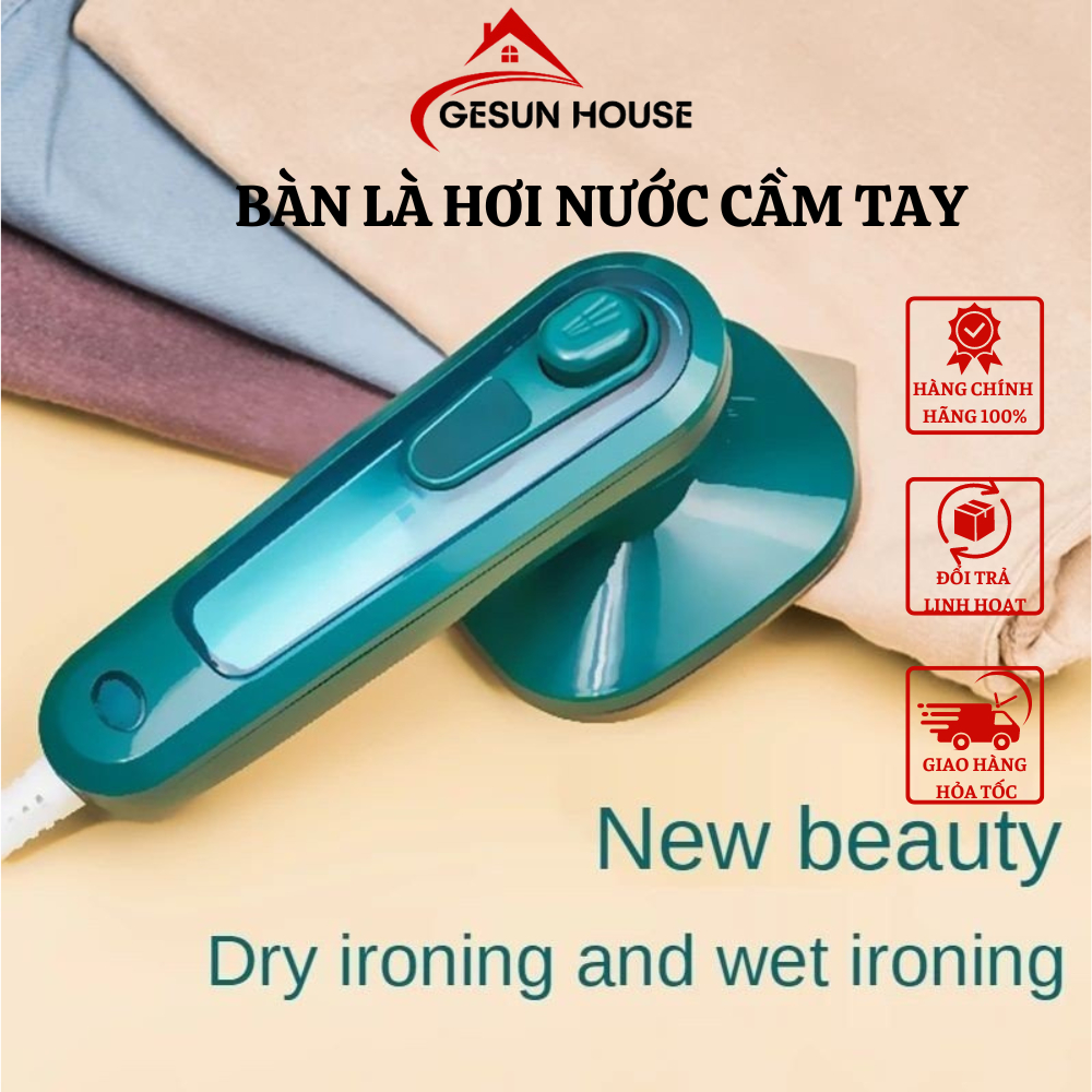 Bàn Là Hơi Nước Cầm Tay Mini - Bàn Ủi Hơi Nước Thông Minh Tiện Lợi Cho Gia Đình, Đi Du Lịch 2023, Bh 12 Tháng.