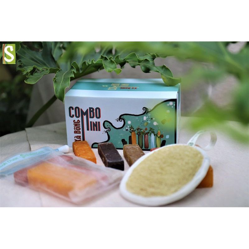 Bông tắm xơ mướp Sinh Dược tự nhiên, xơ mướp tẩy tế bào chết mát xa cơ thể
