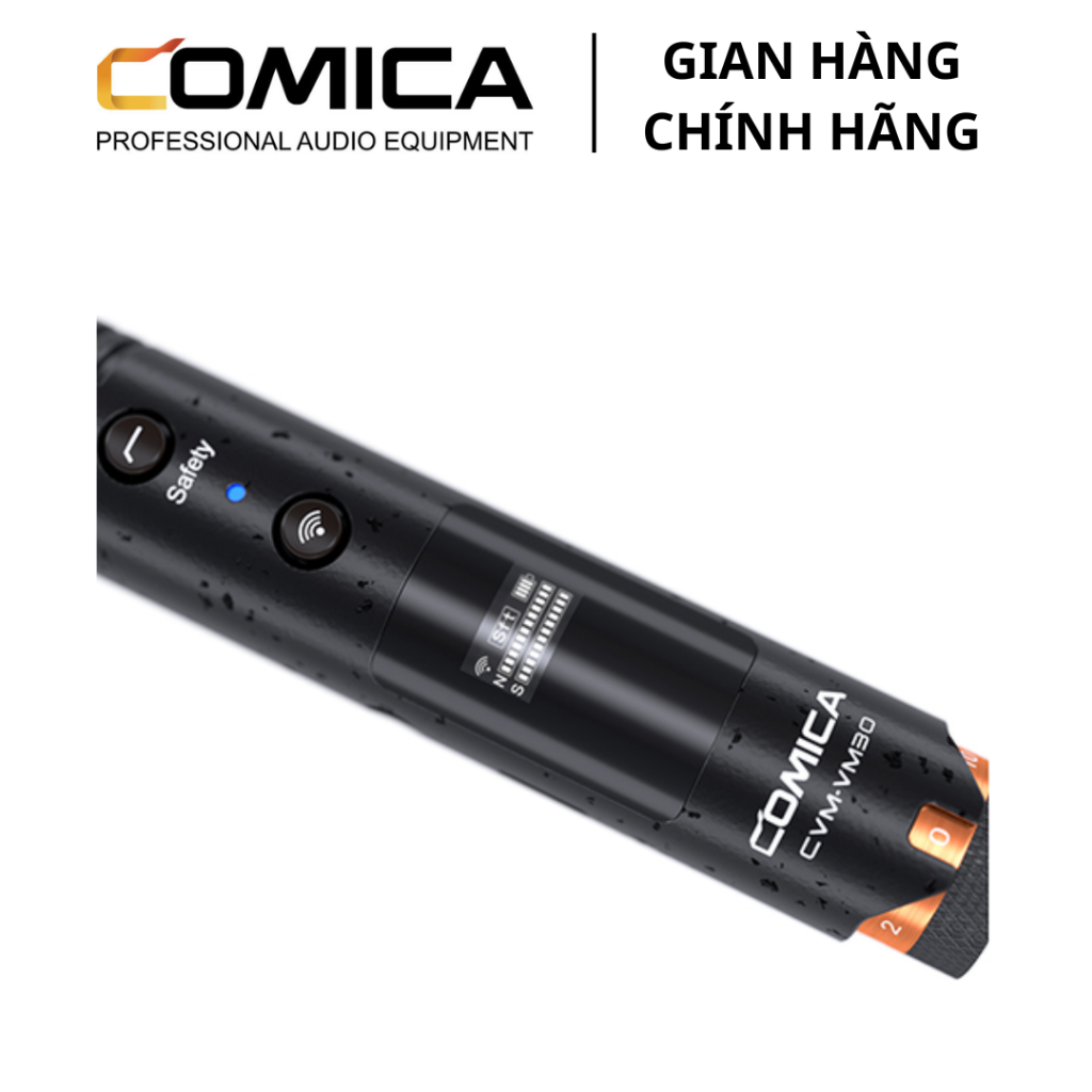 COMICA CVM-VM30 - Mic Thu Âm Không Dây 2.4Ghz Cho Điện Thoại & Máy Ảnh - Hàng Chính Hãng / Bảo Hành 12 Tháng