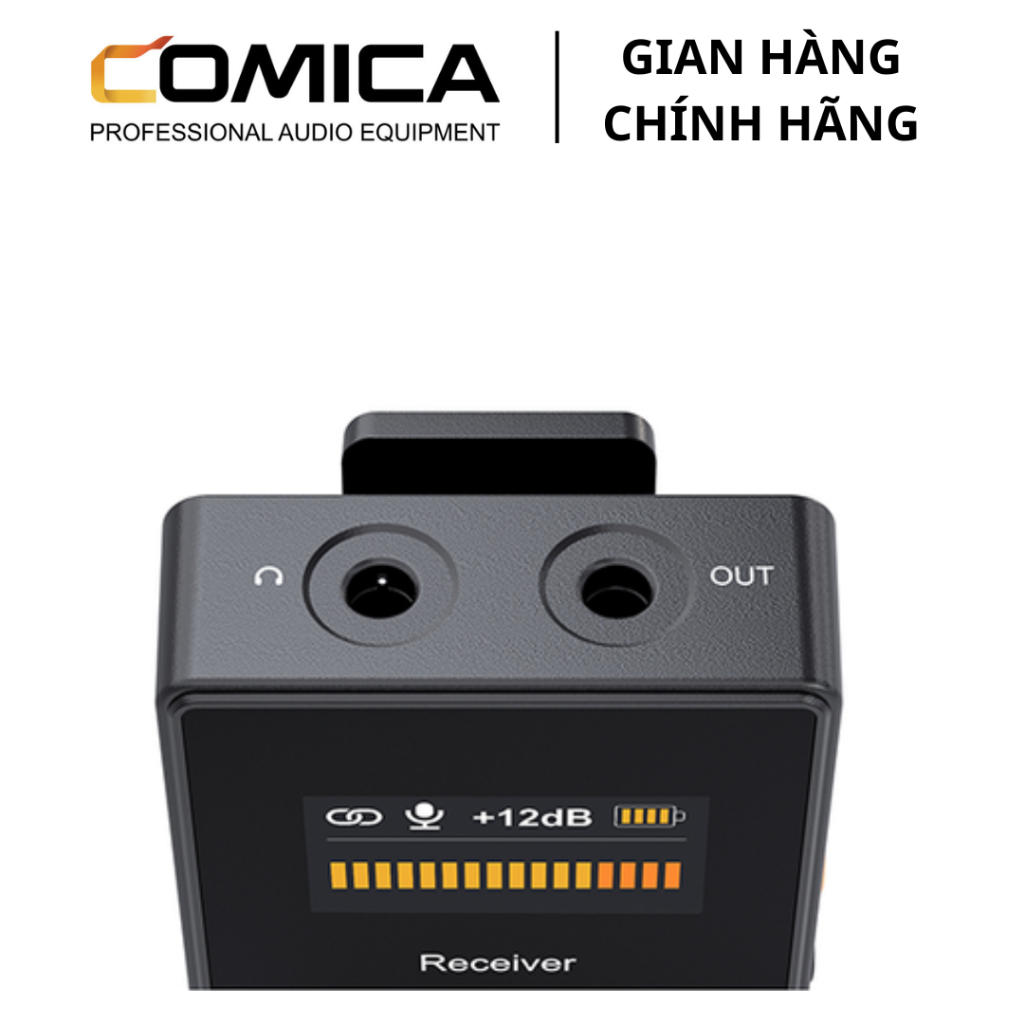 COMICA CVM-VM30 - Mic Thu Âm Không Dây 2.4Ghz Cho Điện Thoại & Máy Ảnh - Hàng Chính Hãng / Bảo Hành 12 Tháng
