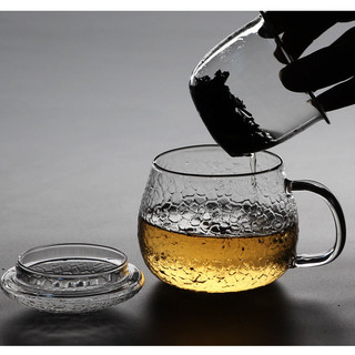 Cốc Pha Trà Thủy Tinh Cao Cấp Kèm Lõi Lọc Trà 360ml