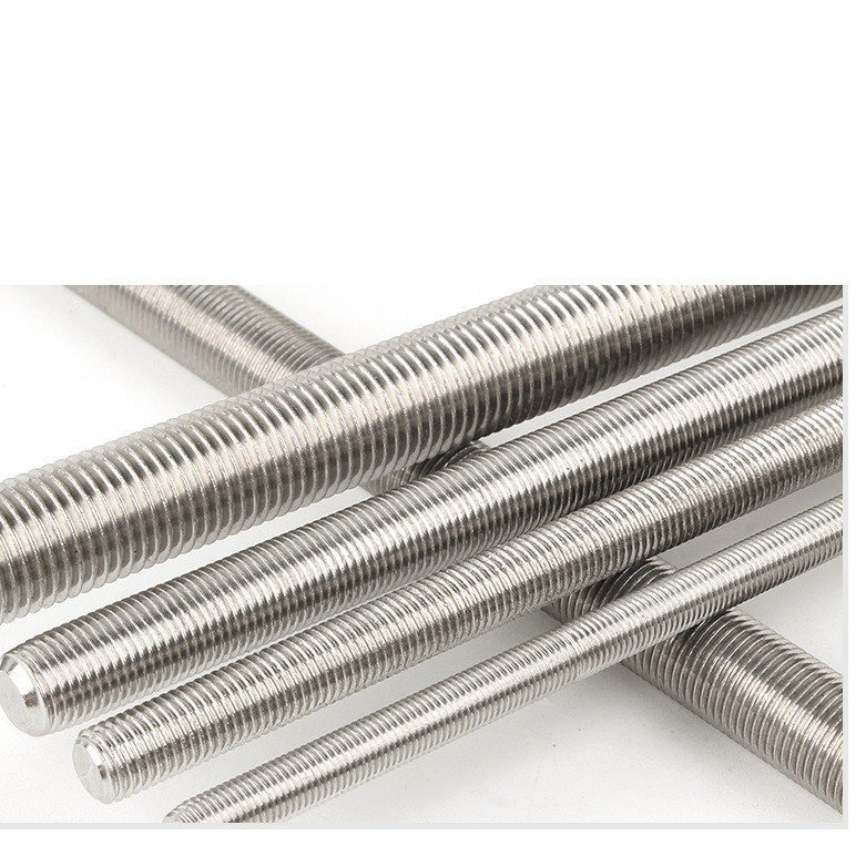 1m Thanh ren inox304 M4, M5, M6, M8, M10,M12