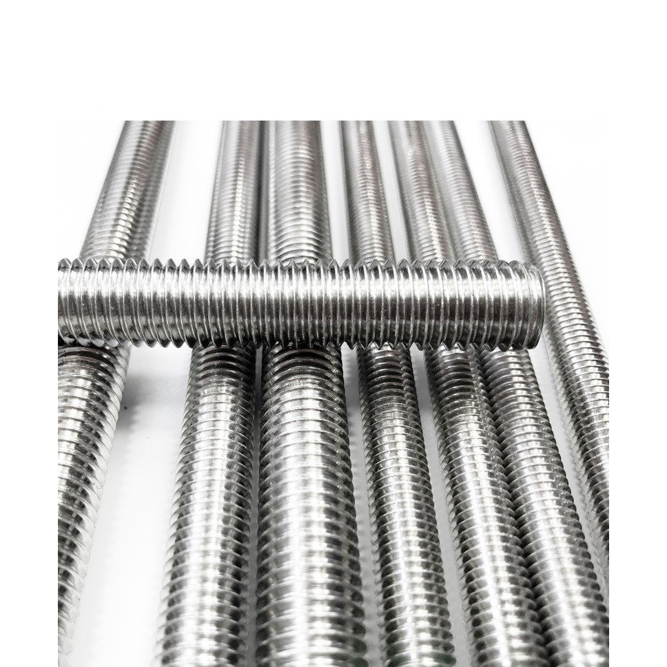 1m Thanh ren inox304 M4, M5, M6, M8, M10,M12