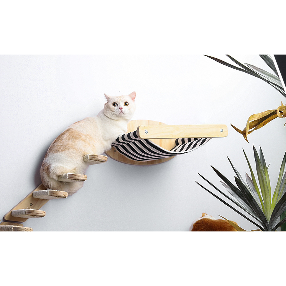 Võng thư giãn cho mèo, giường ngủ cho mèo vải mềm pethouse