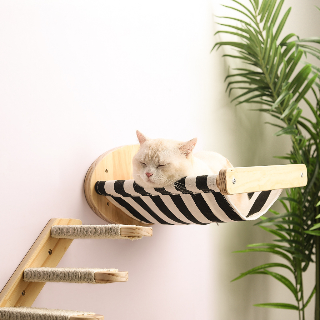 Võng thư giãn cho mèo, giường ngủ cho mèo vải mềm pethouse