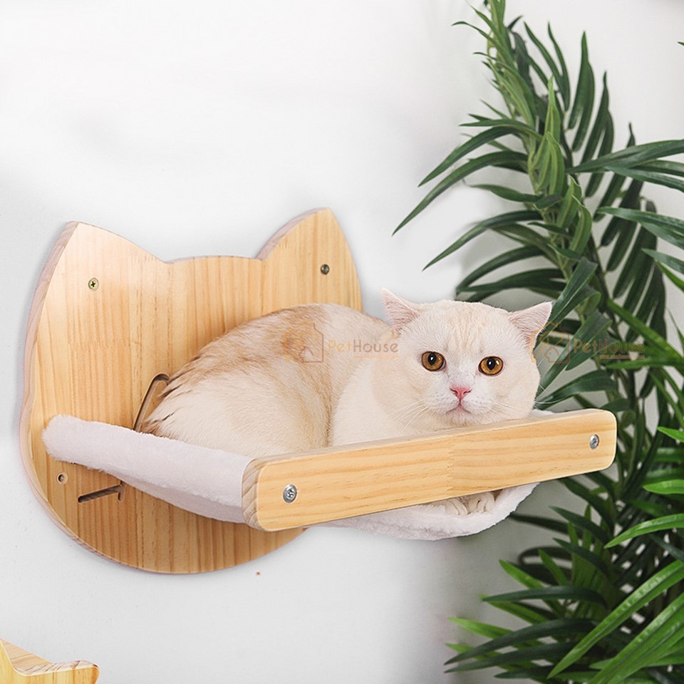 Võng thư giãn cho mèo, giường ngủ cho mèo vải mềm pethouse