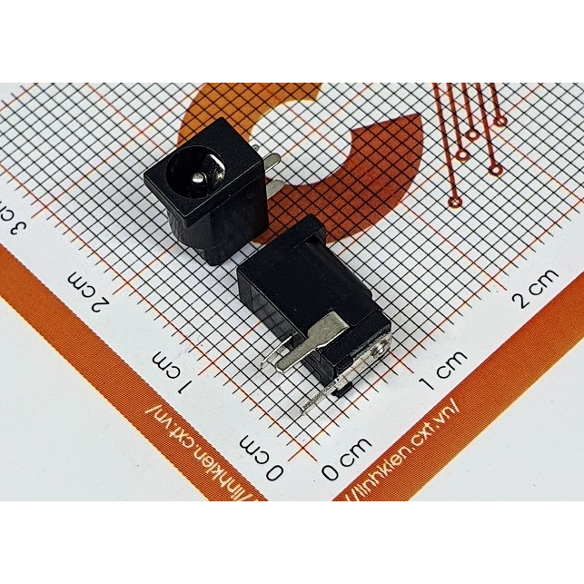 Jack nguồn DC Cái 3.5x1.1mm - Chân đồng