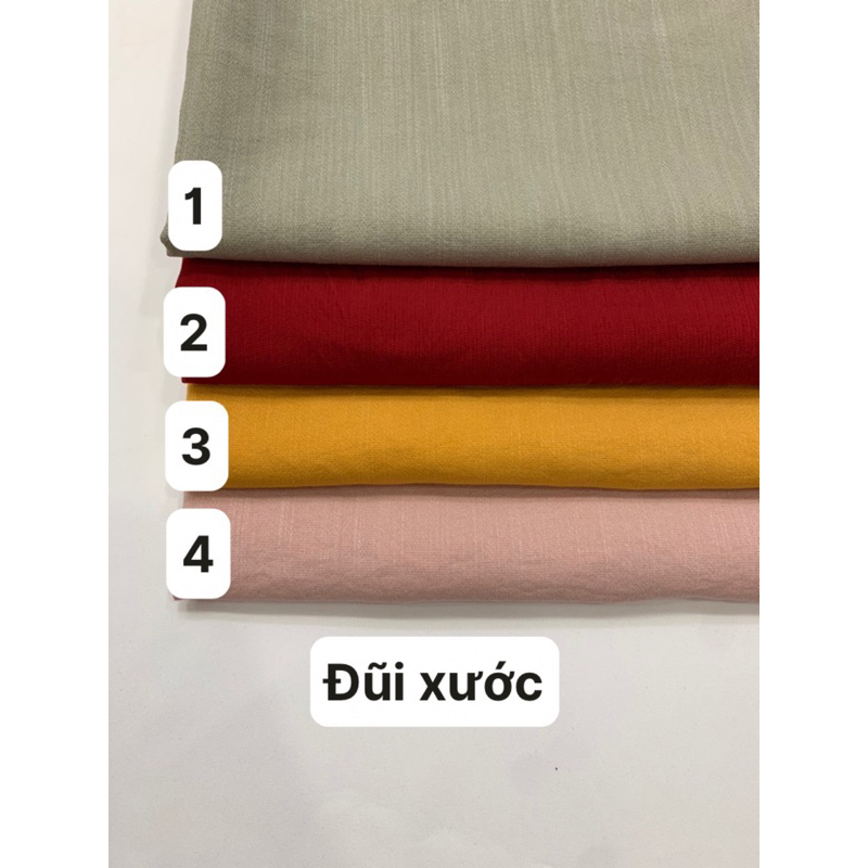 Vải đũi xước, đũi lì, đũi công sở, lụa trơn,đui thun mềm rũ