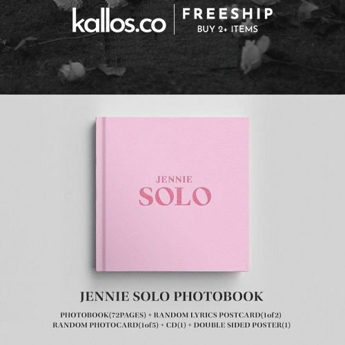 Album Ảnh Jennie Solo Photobook Kpop - Kallos Vietnam