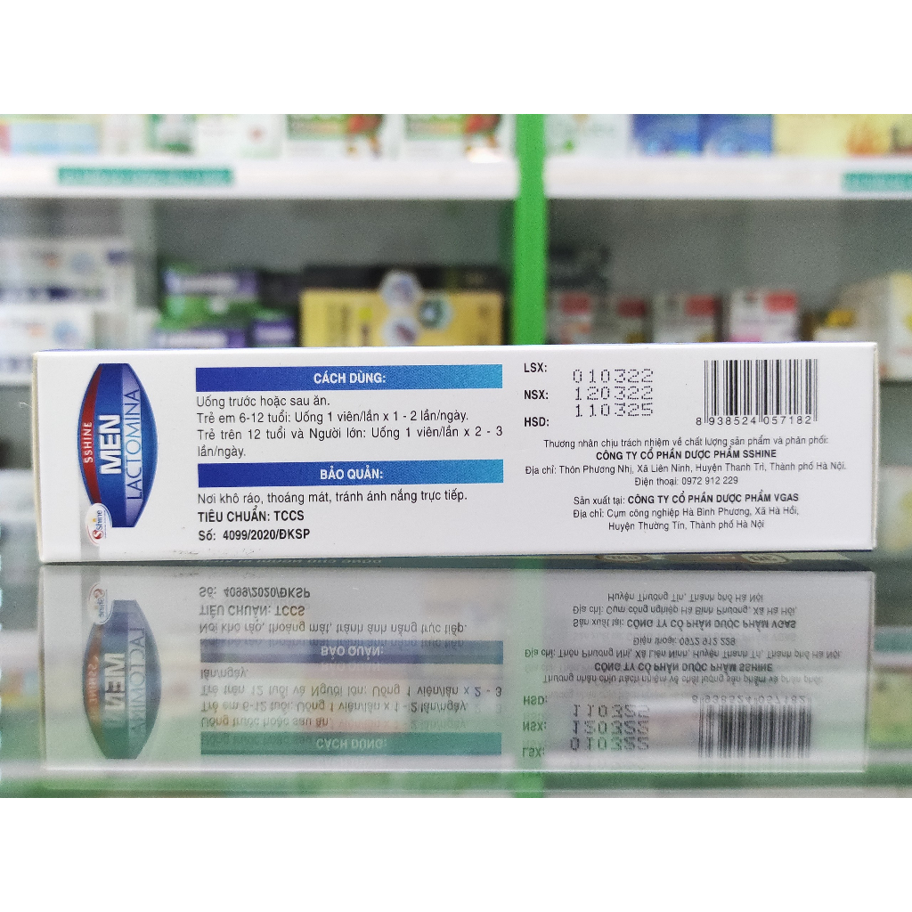 Men Lactomina hộp 30 viên - bổ sung lợi khuẩn , giúp ổn định đại tràng