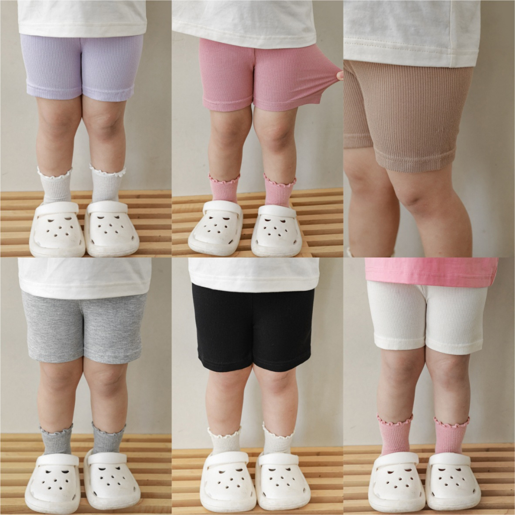 Quần Legging Đùi LOTUKA, Quần Bé Trai Bé Gái, Quần Ôm Tăm Lạnh Mềm Mát Cho Bé 9-21kg