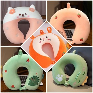 Gối chữ U kê cổ, gối đỡ cổ chống đau mỏi vai gáy siêu kute ( ruột cao su+ ruột bông)  giá rẻ