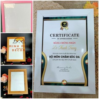 Khung ảnh khung tranh treo treo trường , A4, A5 mặt mica giá rẻ