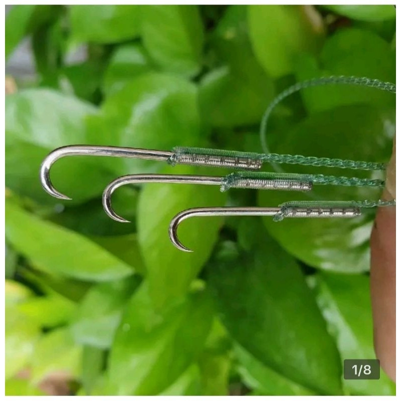 1 Bộ lưỡi Câu Lươn Tóm sẵn thép Hoàn Lực