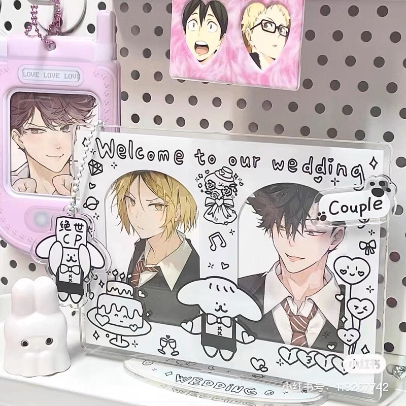 Standee frame otp real love_khung card đã decor