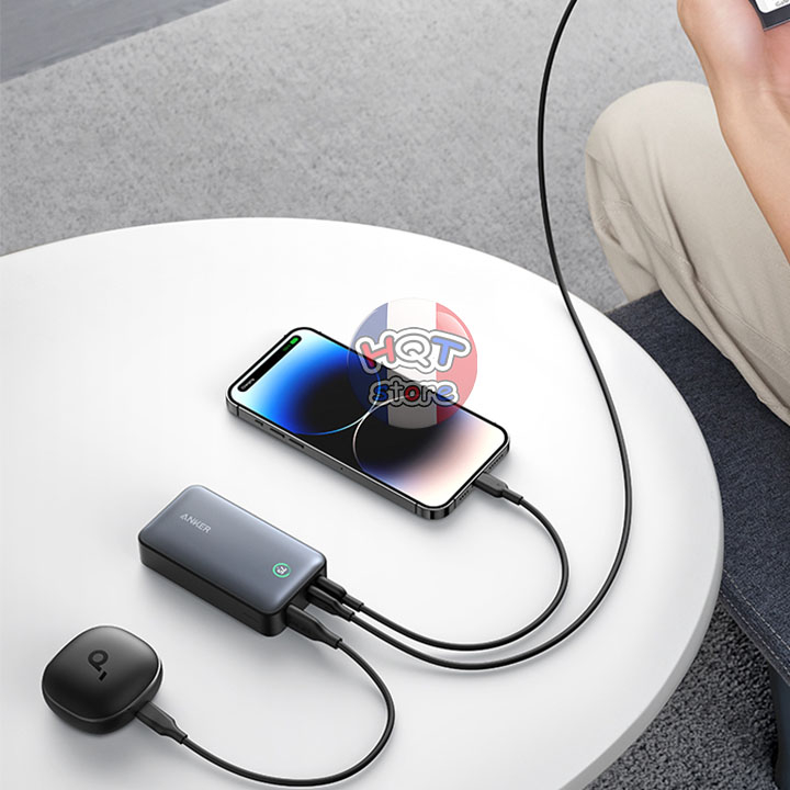 Pin sạc dự phòng sạc nhanh Anker 533 PowerCore 30W 10000mah PD A1256 chính hãng - Hàng Nhập Khẩu