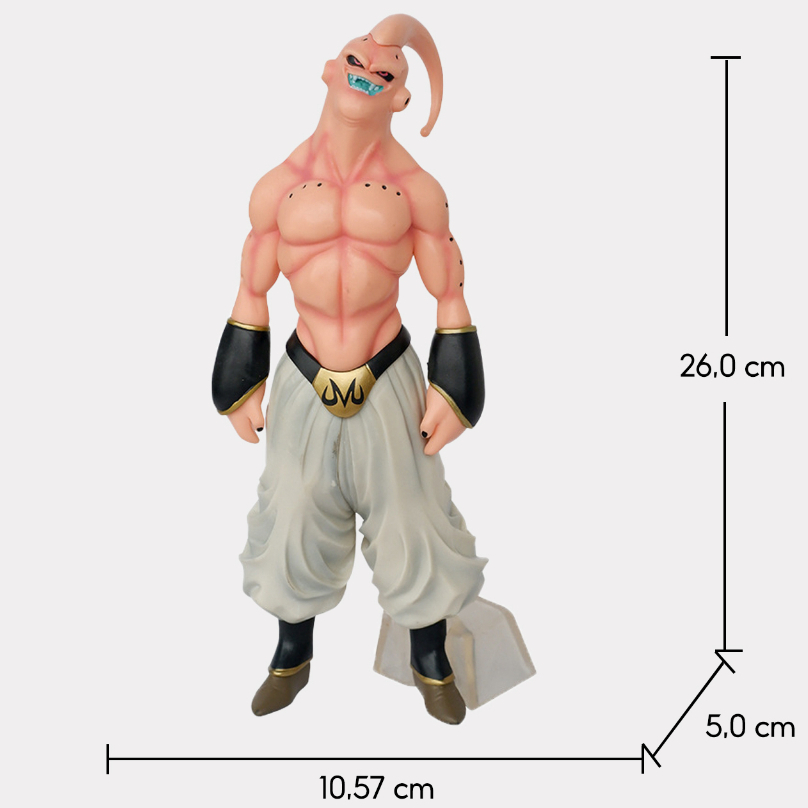 Mô Hình figure đồ chơi tượng Majin Buu gầy Dragonball 7 viên ngọc rồng Dragon Ball Ma Jin Bu Cao 26 cm - Shin Case