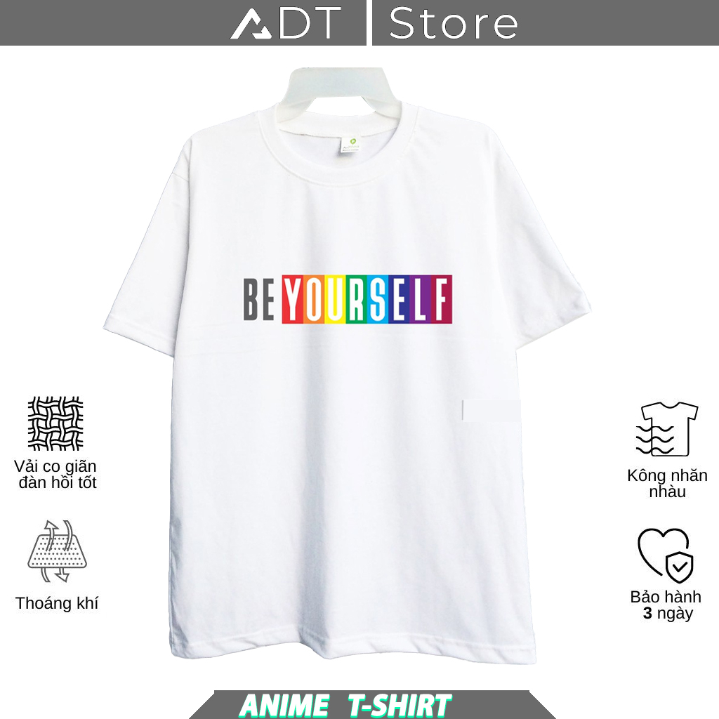 Áo thun LGBT Be Yourself cực chất giá rẻ mẫu HOT bán chạy