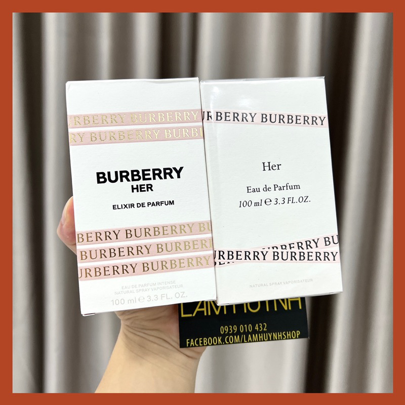 Nước hoa Nữ BURBERRY BBR HER EDP & Elixir de parfum 5ml - 10ml