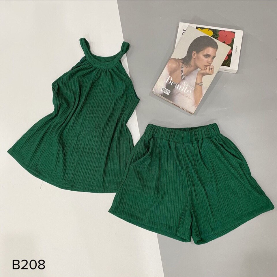 [3 size 46-65KG] Đồ bộ LỤA LỬNG TIỂU THƯ, BỘ ĐÙI XỐP NHẬT MỀM MÁT DỄ THƯƠNG thời trang