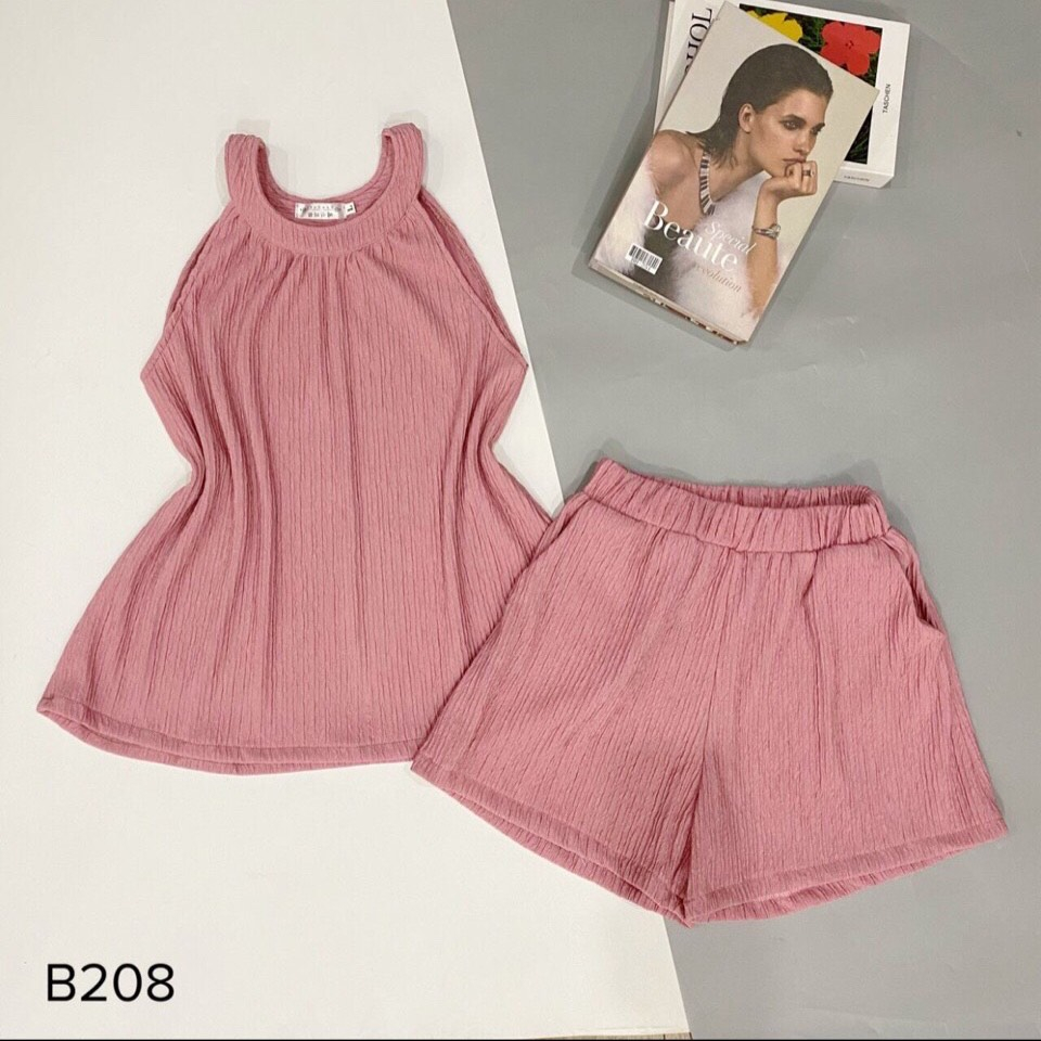 [3 size 46-65KG] Đồ bộ LỤA LỬNG TIỂU THƯ, BỘ ĐÙI XỐP NHẬT MỀM MÁT DỄ THƯƠNG thời trang