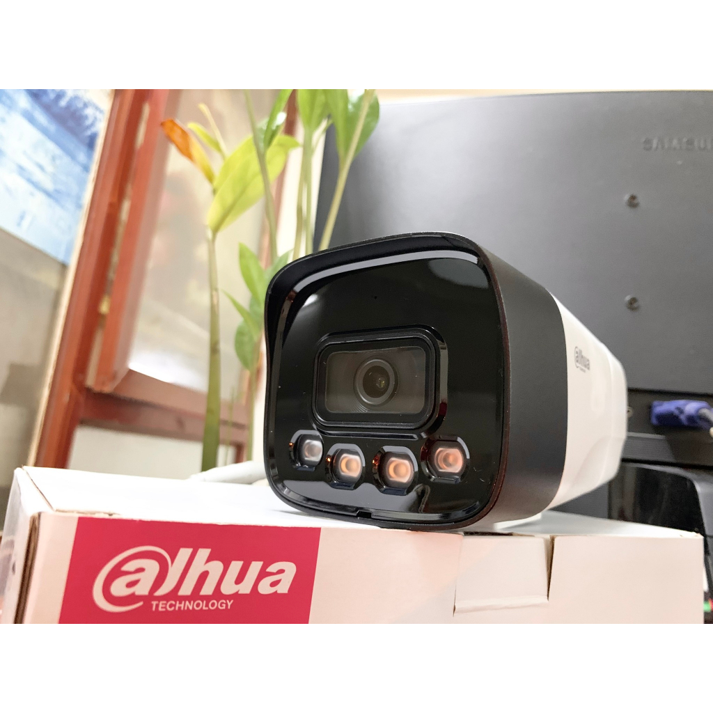 Camera Dahua IPC 4MP,Full Màu ban đêm + POE + Micro Đàm thoại 2 chiều