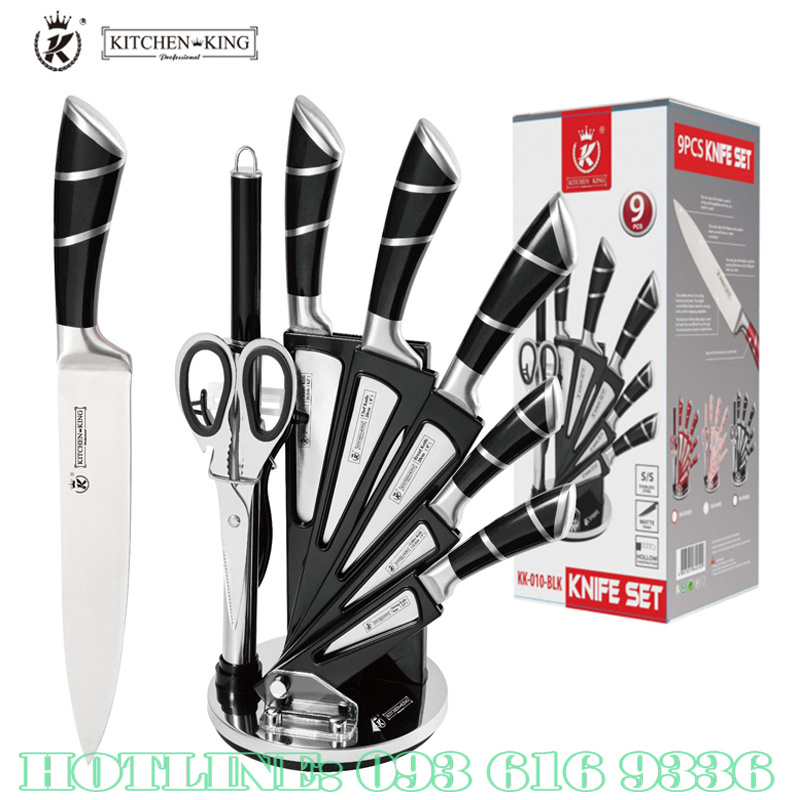 Bộ dao , Bộ dao nhà bếp cao cấp Kitchen King KK010 KK012
